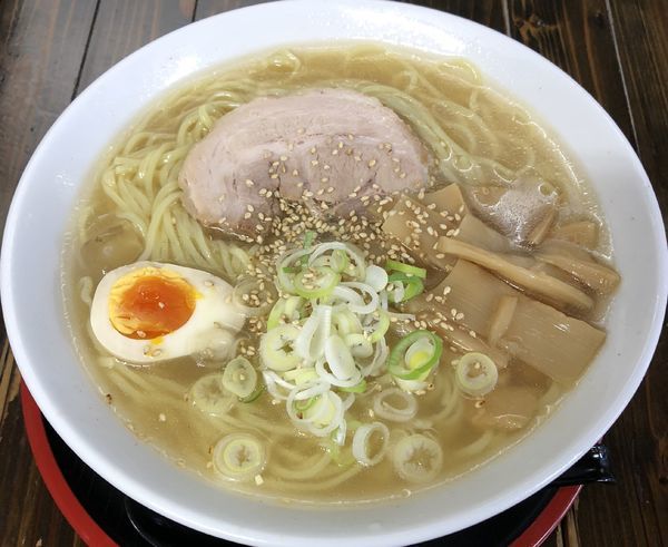 「冷やし塩ラーメン・麺大盛サービス（￥800）」@ラーメン あにきの写真