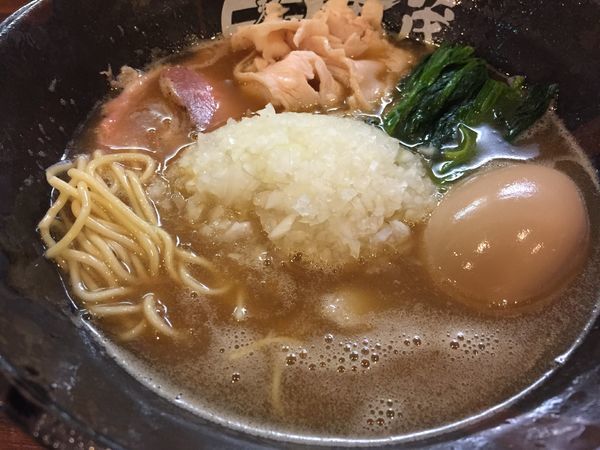 「煮玉子鶏白湯ラーメン 醤油（950円）」@麺屋時茂 スカイツリー店の写真