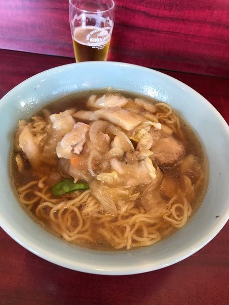 「肉そば」@中華料理 宮崎華園の写真