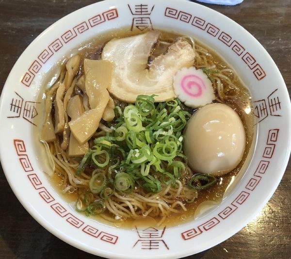 「冷やしラーメン＋味玉（￥600＋￥100）」@七代目 哲麺 大和店の写真