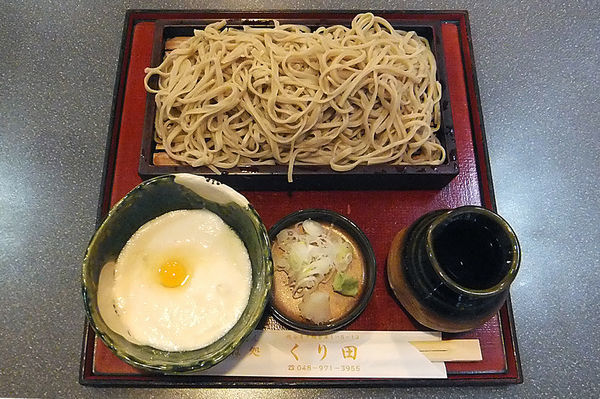 「とろろせいろそば(大盛)」@そば処くり田の写真