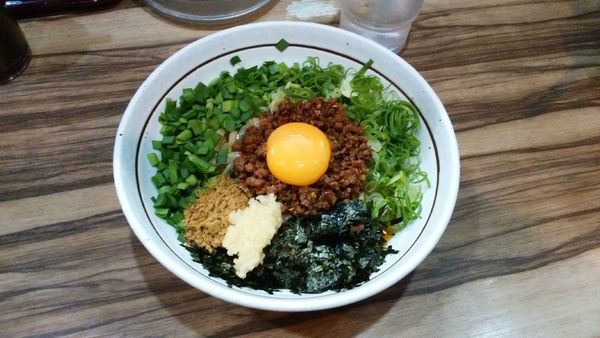「元祖台湾まぜそば(ニンニク)¥850-」@麺屋 はるか 秋葉原店の写真