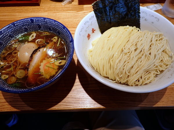 「味玉清湯つけそば」@つけそば 神田勝本の写真