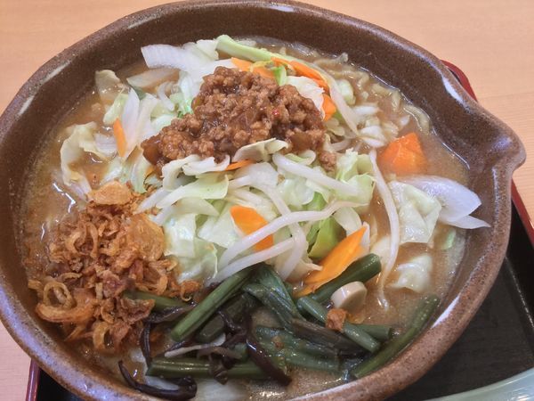 「信州味噌 野菜らーめん 大盛 ¥950」@味噌蔵 麺四朗の写真