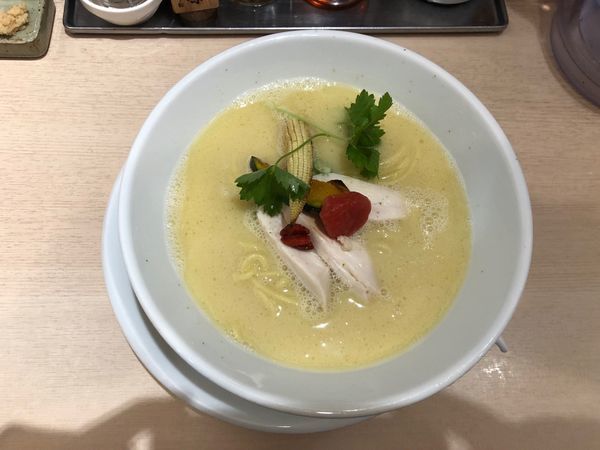 「鶏白湯Soba」@銀座 篝 Echika池袋店の写真