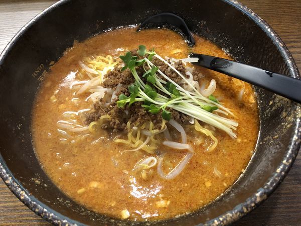 「四川担々麺￥７０２　+　４辛￥５４」@天都らーめん 穂積店の写真