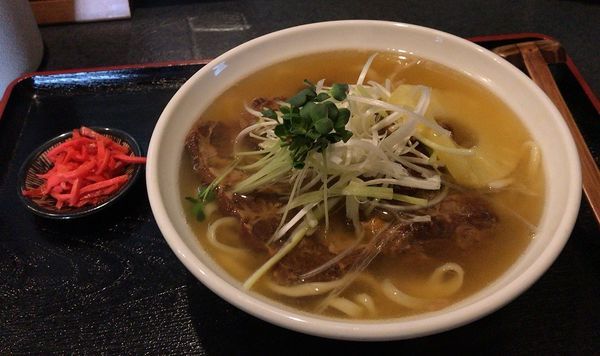 「パイカ(豚バラ先軟骨)の潮そば(限定)太麺(900円)」@秋田ラーメン はまの写真