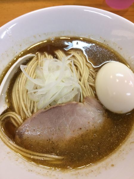 「中華ソバ750円➕味玉100円➕和え玉200円」@煮干中華ソバ イチカワの写真