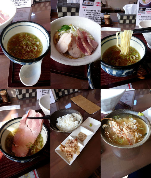 「『和風冷やし塩つけ麺+〆の出汁茶漬けセット』」@麺工房 かなでの写真