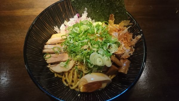 「謙まぜそば+ネギ ￥830-」@まぜそば 謙の写真