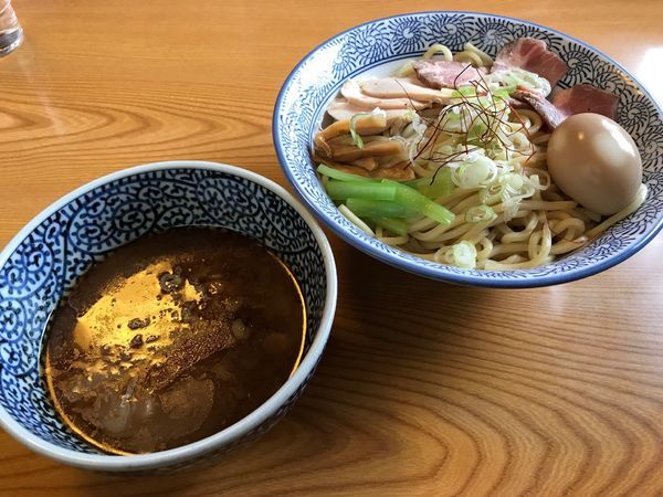 「【オープン記念】秋刀魚のつけそば（特製)」@麺処 かつ善の写真