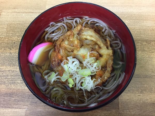 「かき揚げそば¥360」@立ち喰いそば 松月庵の写真