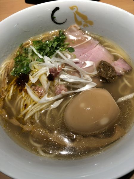 「味玉塩そば ¥1000」@SOBAHOUSE 金色不如帰 新宿御苑本店の写真