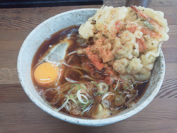 「天玉そば 390円」@そばうどん むさしの 鷺ノ宮駅北口店の写真