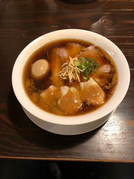 「醤油煮干そば」@龍馬軒の写真