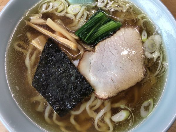 「ラーメン550円」@もり食堂の写真