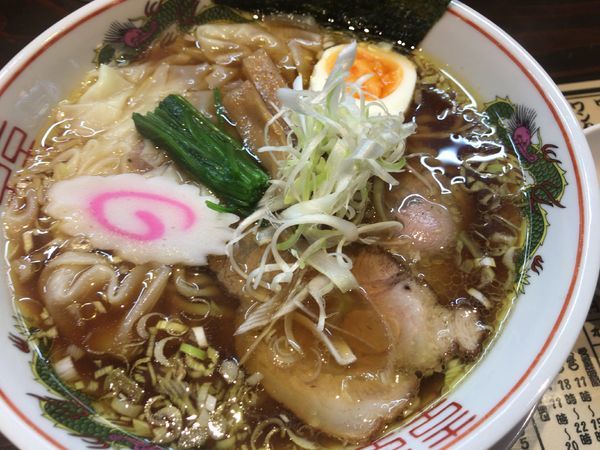 「ワンタンメン750円」@麪屋の写真