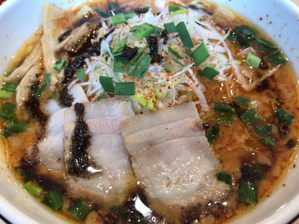 「シビカラ味噌・ｼﾋﾞｶﾗ増し背脂多め702円」@大志軒 富田店の写真