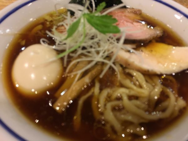 「煮玉子中華そば 醤油（850円）」@手打式超多加水麺 ののくらの写真
