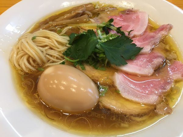 「特製鶏とあさりの中華そば（1000円）」@麺匠 金衛門の写真