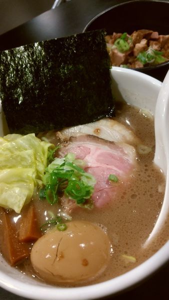 「特製豚そば950円」@AKEBIの写真