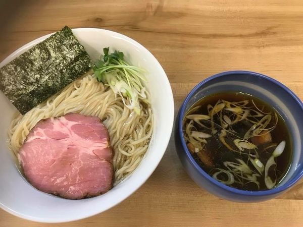 「昆布水のつけ麺 醤油 大盛」@麺処 有彩の写真