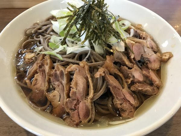「【限定】冷し親鳥そば  大盛  800円」@麺屋 翔の写真