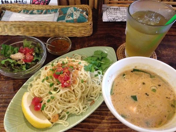 「トムヤムつけ麺」@Cafe POKAPOKAの写真