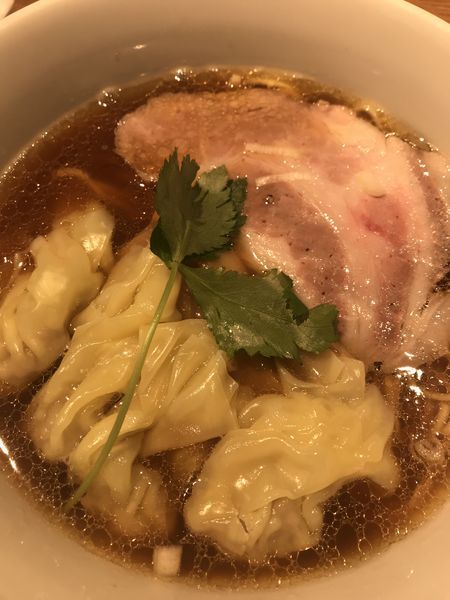 「ワンタン麺   900円」@中華そば 二階堂の写真