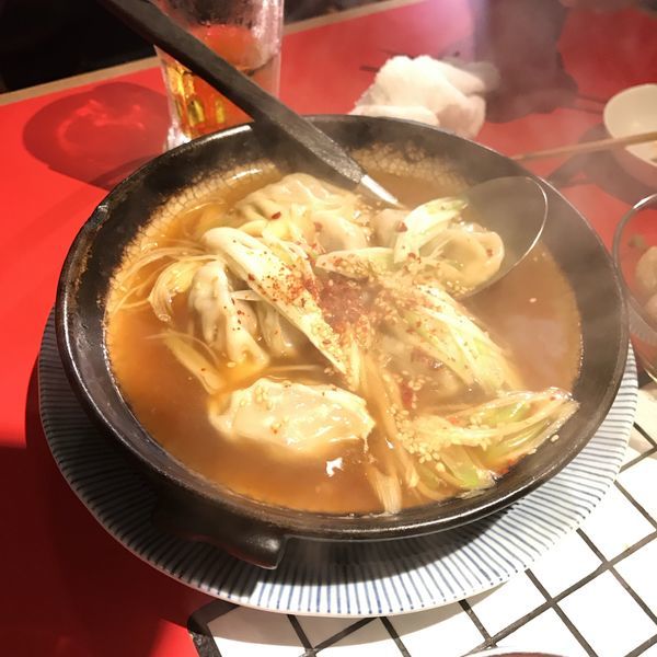 「焼きホル餃子」@ASIAN CHINESEバル 餃子酒場カノウ 辻堂店の写真