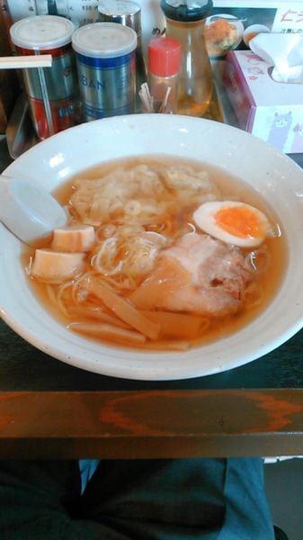 「ワンタンメン　ラーパス特典　750円」@めんや仁の写真