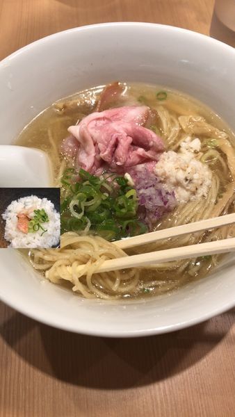 「らぁ麺＋金目鯛茶漬け」@らぁ麺 鳳仙花の写真