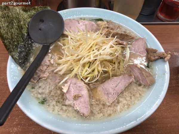 「ねぎチャーシュー麺 (950円)」@ラーメンショップ 大木店の写真