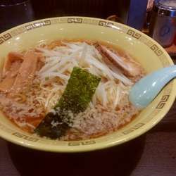 中華麺　細麺　大盛り　背脂多め