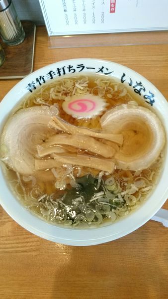 「ラーメン   650円」@青竹手打ちラーメン いなみの写真