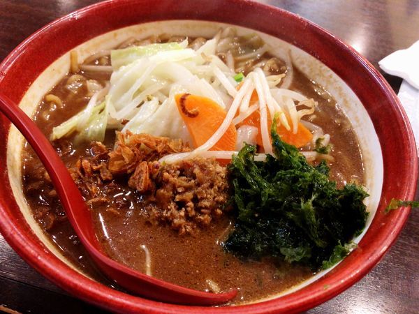 「伊勢味噌野菜らーめん」@蔵deらーめんの写真