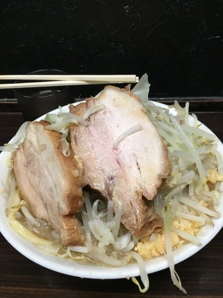 「ラーメン やさい、タマネギ、ニンニク」@らーめん虎丸の写真