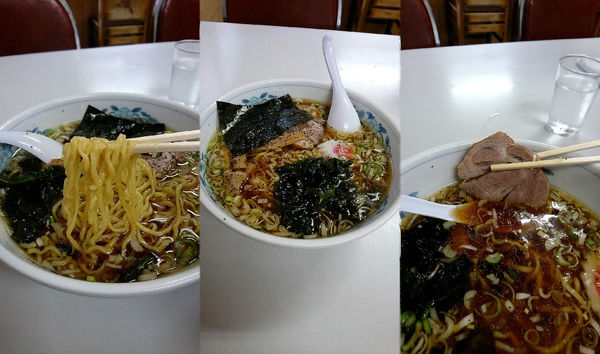 「『手もみラーメン+大盛(￥520+100)』」@御食事処 鈴屋の写真