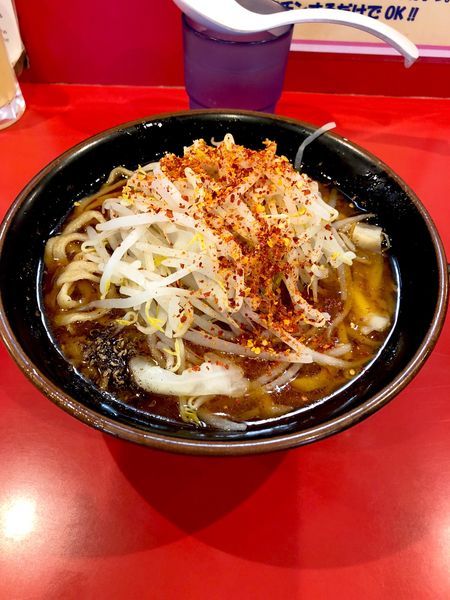 「ミニ辛いラーメン」@麺屋 桐龍の写真