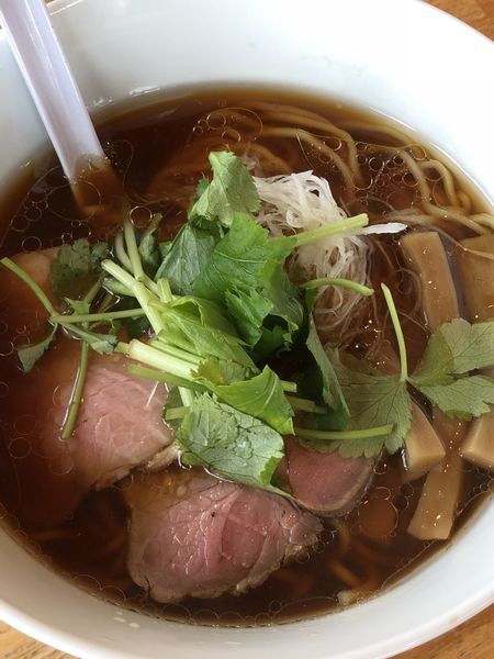 「正油らーめん」@湖麺屋 Reel Cafeの写真