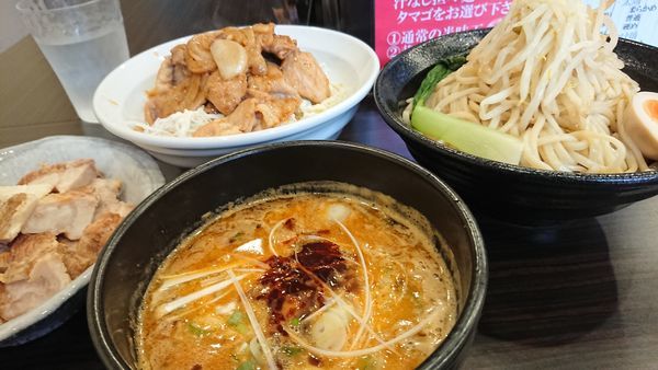 「坦々つけ麺 大盛」@横道の写真