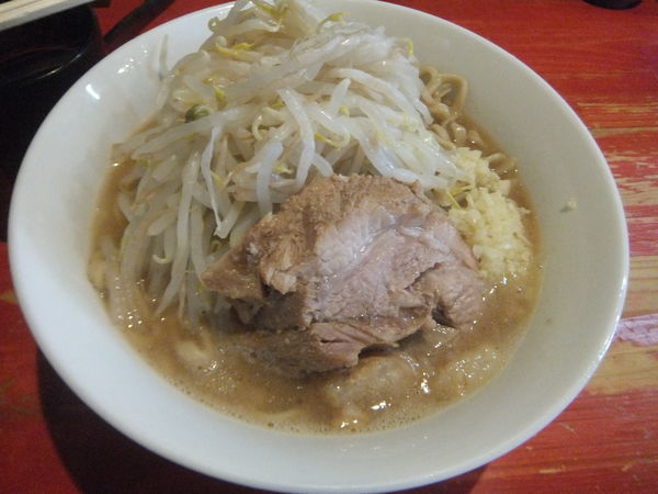 「ミニラーメン700円(ニンニク)」@ラーメン二郎 会津若松駅前店の写真