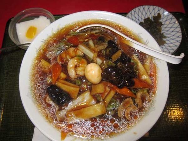 「五目湯麺（単品）　600円（ランチ）」@花彫酒家の写真