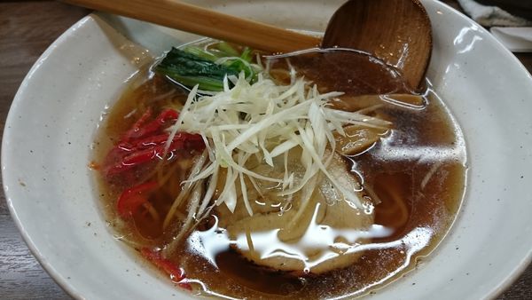 「醤油そば（750円）＋Bセット（120円）」@塩そば 加とうの写真