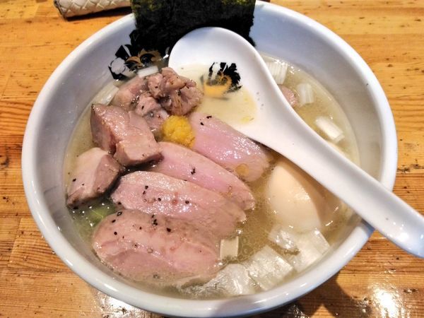 「特製鴨中華そば（塩）」@満鶏軒の写真