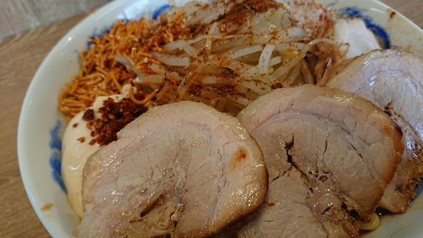 「坦々まぜそば」@ジャンクガレッジ 川越小堤店の写真