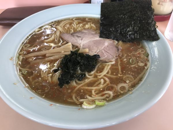 「からしラーメン 700」@ラーメンショップ椿 八山田店の写真
