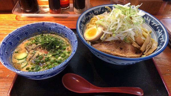 「限定 冷やし味噌つけ麺 特盛」@麺場 もっけいの写真