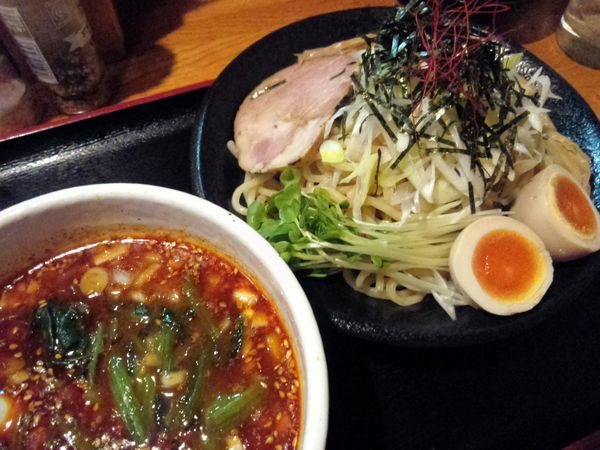 「辛煮干しそば（つけ麺ver） ￥750」@麺屋 鶏口の写真
