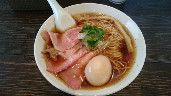 「特製中華そば醤油」@中華そば 向日葵の写真